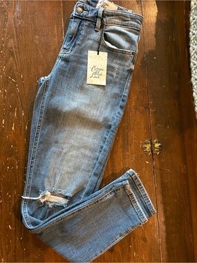 Cosmic Blue Love Light Blue Boyfriend Jeans - Relaxed Distressed Fit